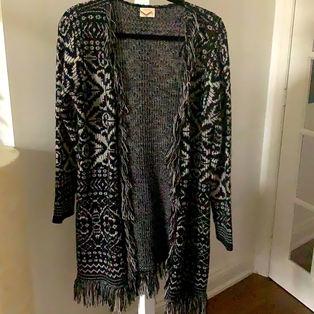 Umbrale long cardigan, size L